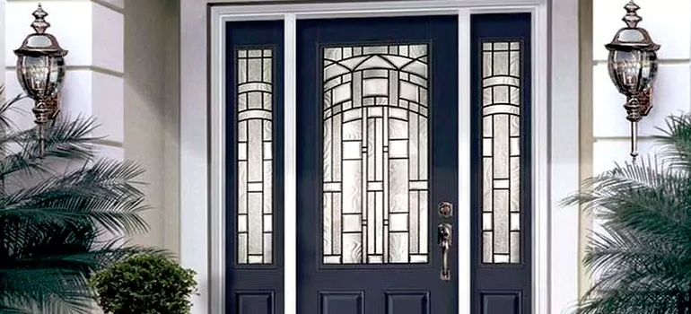 Stained Glass Door Panels in Westchester, FL