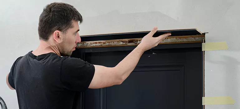 Wood Door Hole Repair in Westchester, FL